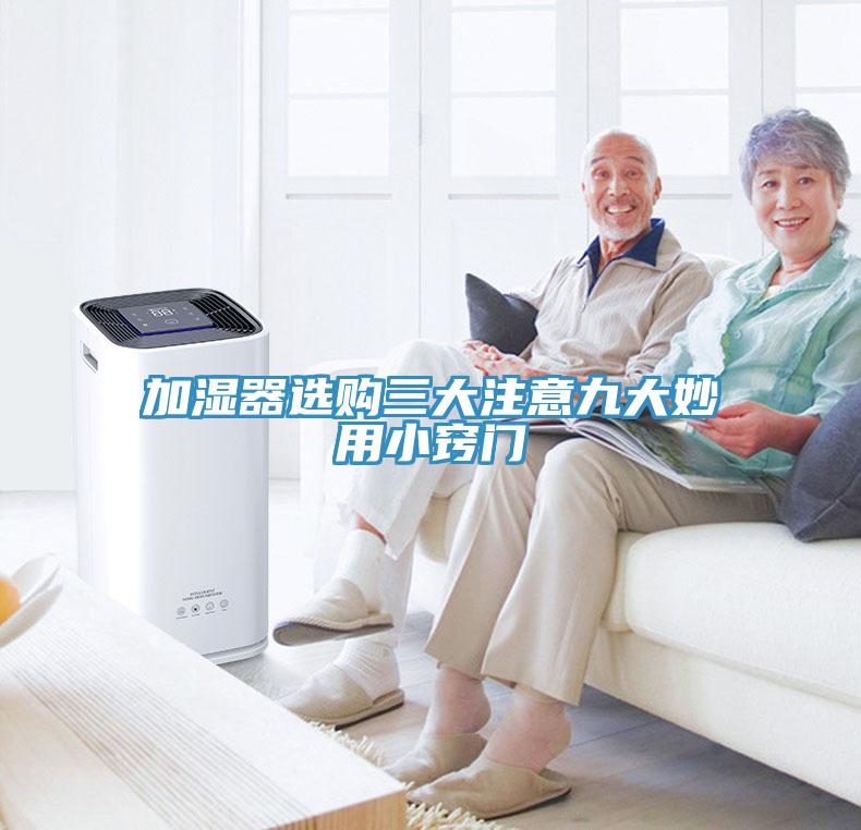 加湿器选购三大注意九大妙用小窍门