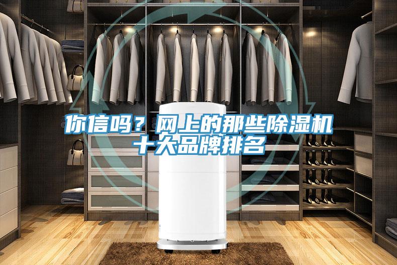 你信吗？网上的那些除湿机十大品牌排名