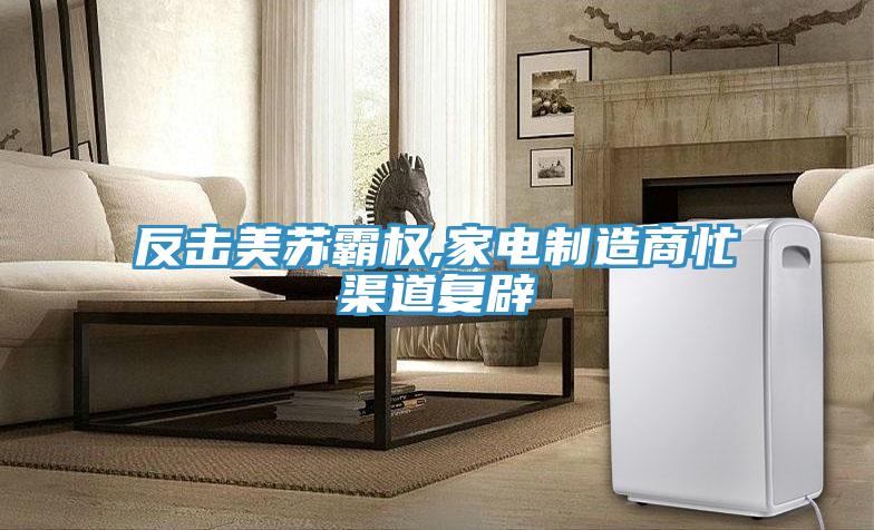 反击美苏霸权,家电制造商忙渠道复辟
