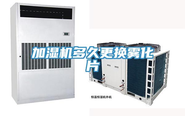 加湿机多久更换雾化片