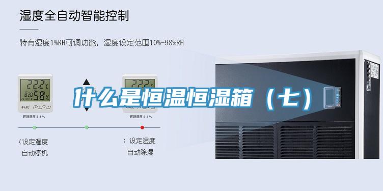 什么是恒温恒湿箱（七）