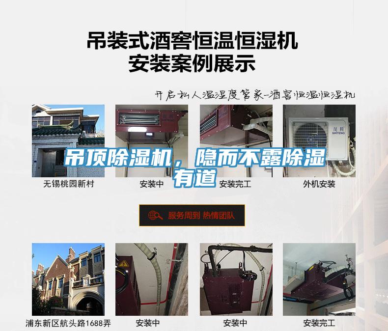 吊顶除湿机，隐而不露除湿有道