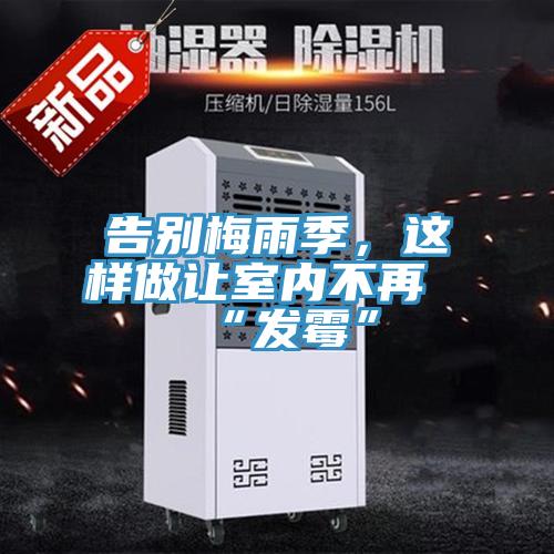 告别梅雨季，这样做让室内不再“发霉”