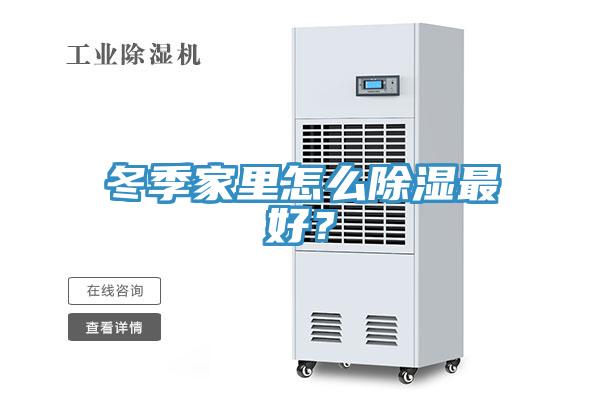 冬季家里怎么除湿最好？