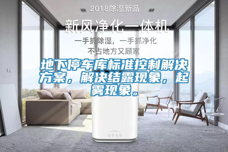 地下停车库标准控制解决方案，解决结露现象，起雾现象。