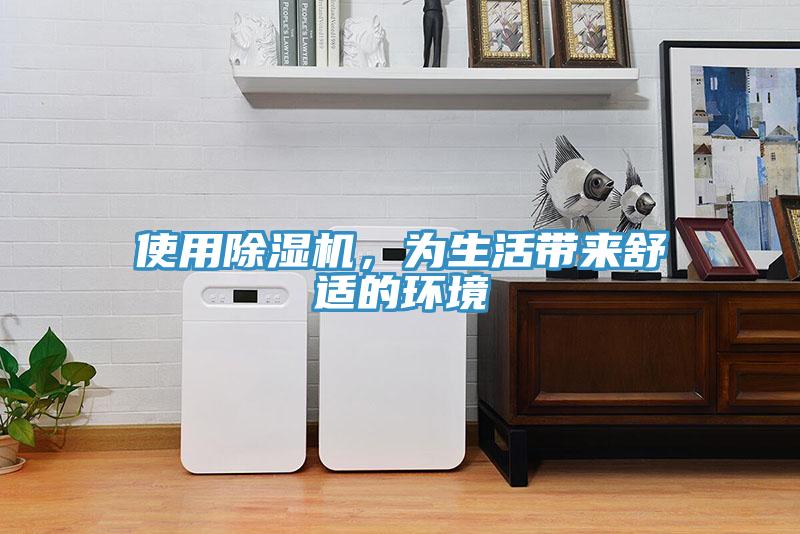 使用除湿机，为生活带来舒适的环境
