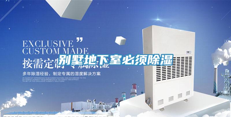 别墅地下室必须除湿