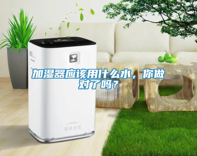 加湿器应该用什么水，你做对了吗？