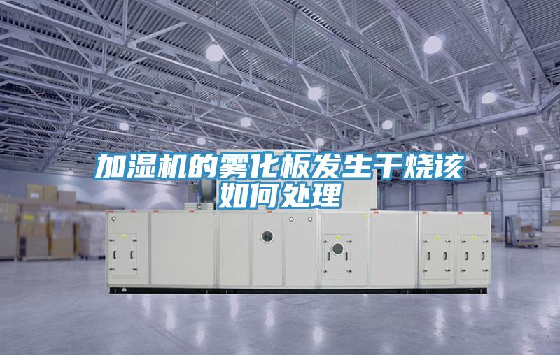 加湿机的雾化板发生干烧该如何处理
